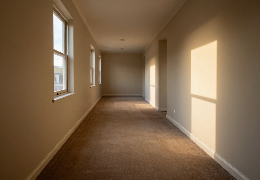 Dry, clean subfloor after moisture removal in Camellia